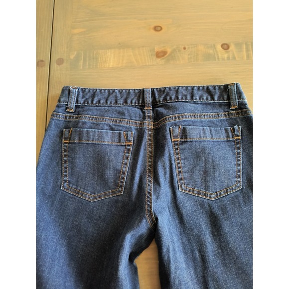 Ann Taylor Jeans Women's 6 Long Modern Fit Lindsay Waist Dark Wash 5 Pocket Zip - Picture 5 of 13